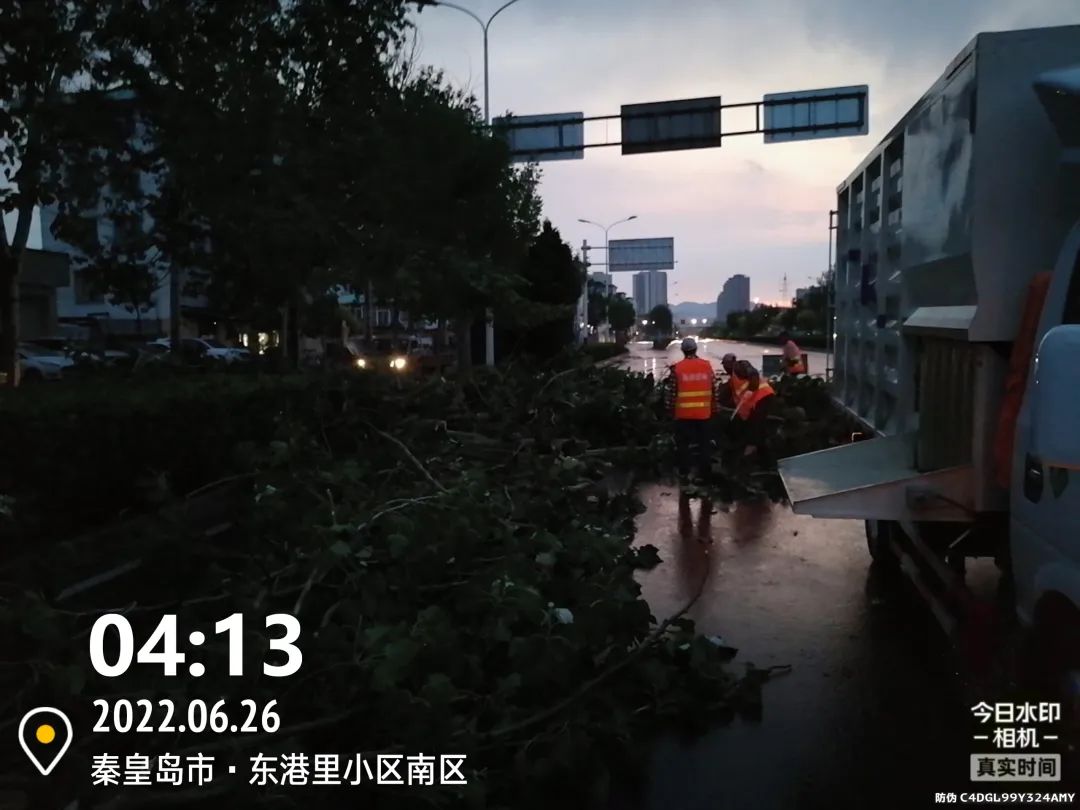 狂風暴雨突襲港城，晶科環保緊急搶險